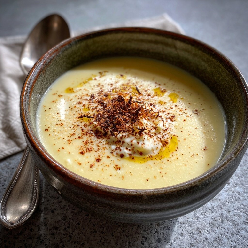 Blumenkohl Suppe Mit Muskat Und Sahne