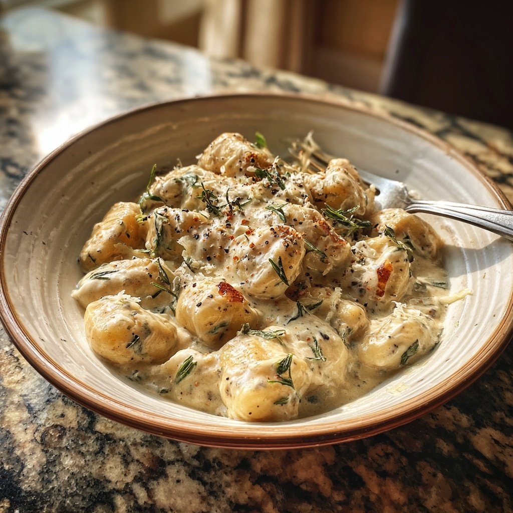 Gnocchi mit Trüffelcreme für Paare