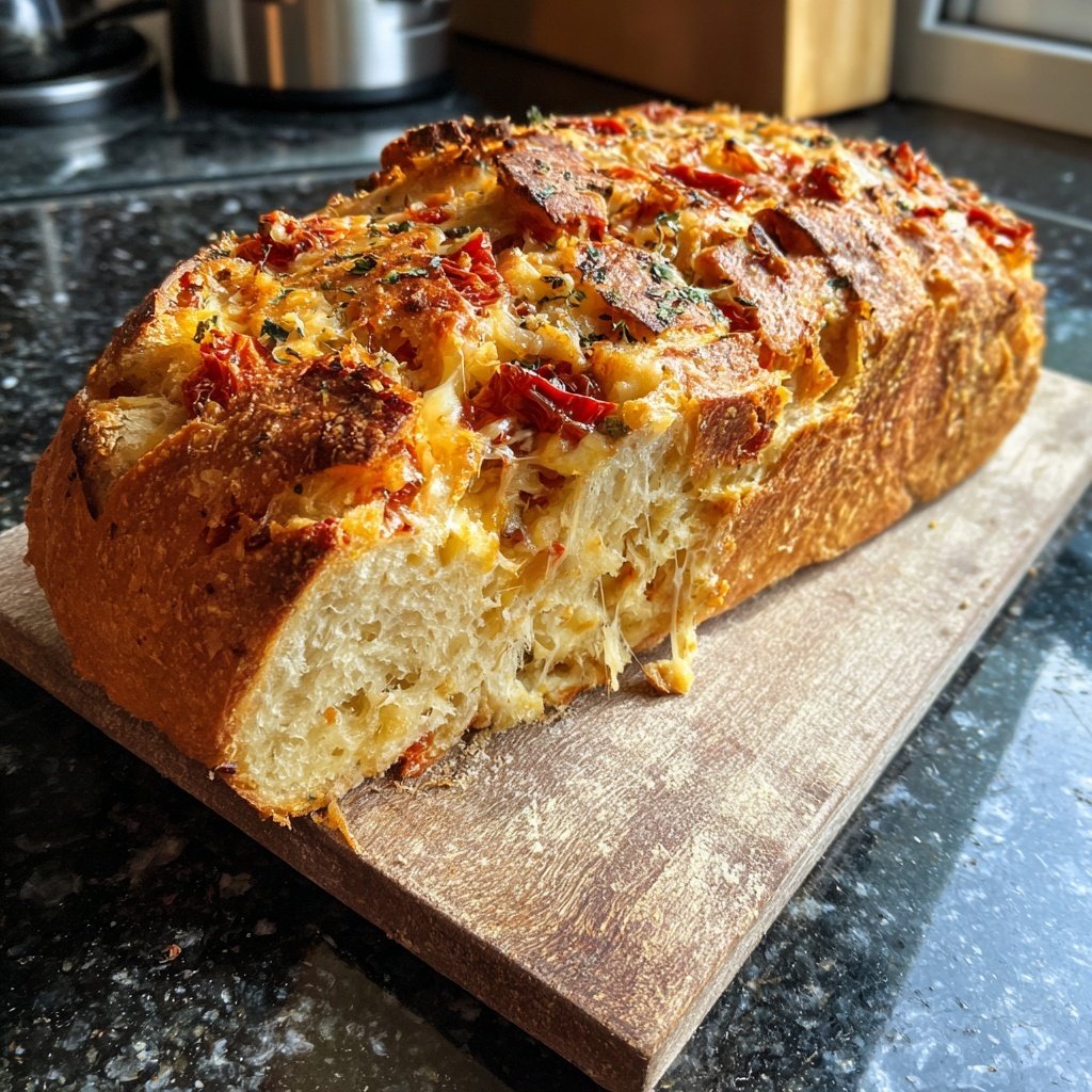 Zupfbrot Mit Tomaten Und Käse