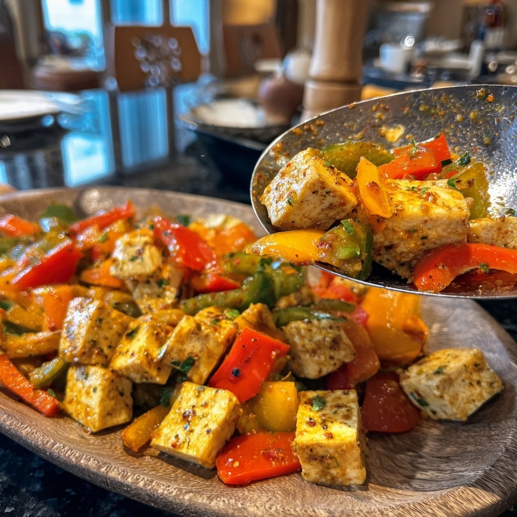 Kalorienarme Gemüsepfanne Mit Tofu