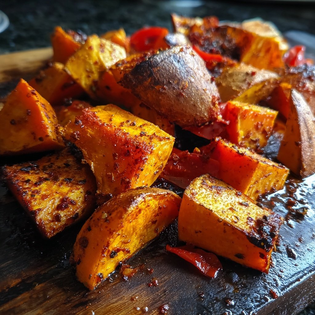 Ofen Süßkartoffeln Mit Paprika